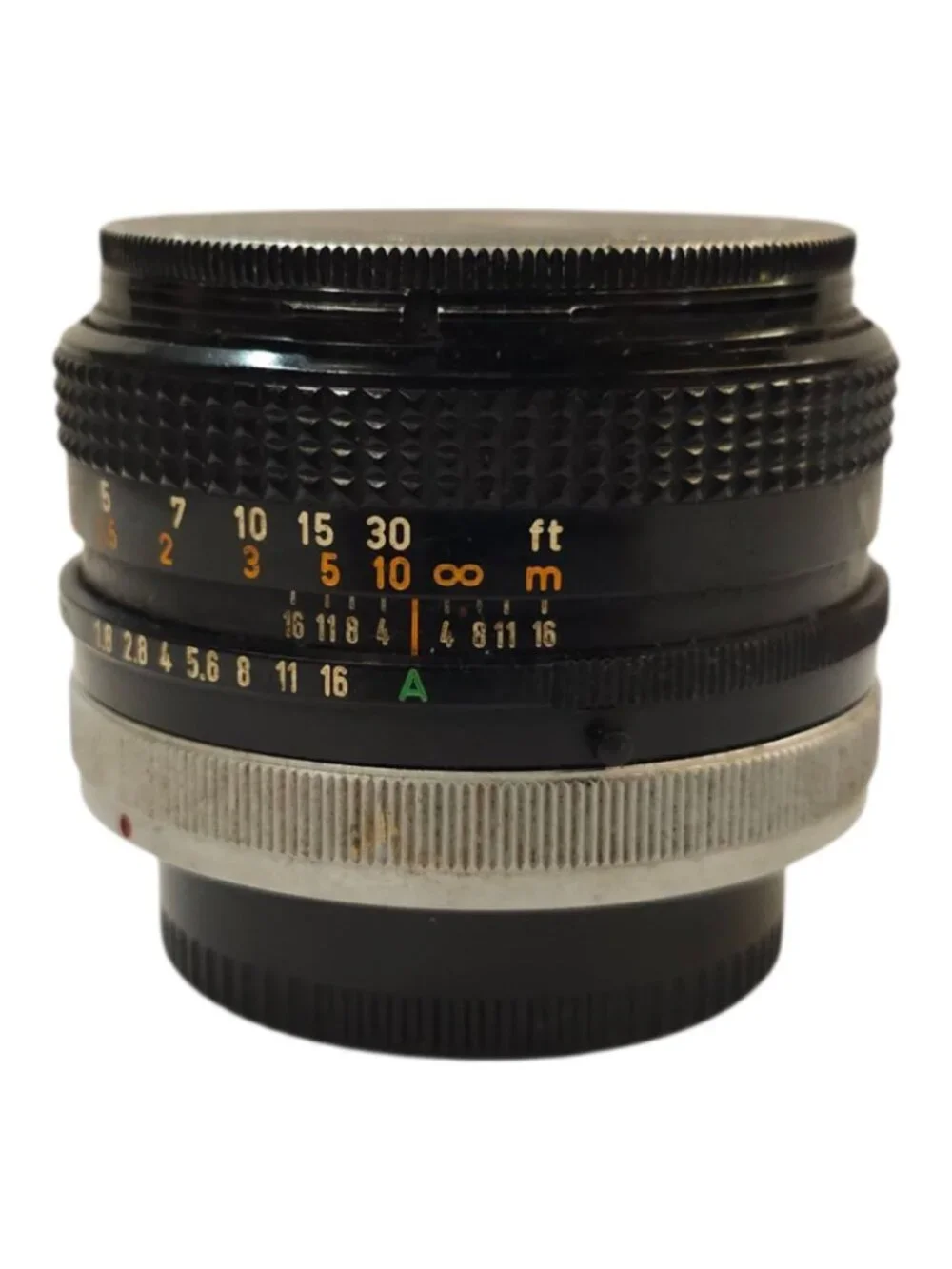Canon Lens FD 50mm 1:1.8 S.C. Manual Focus With Caps Made in Japan